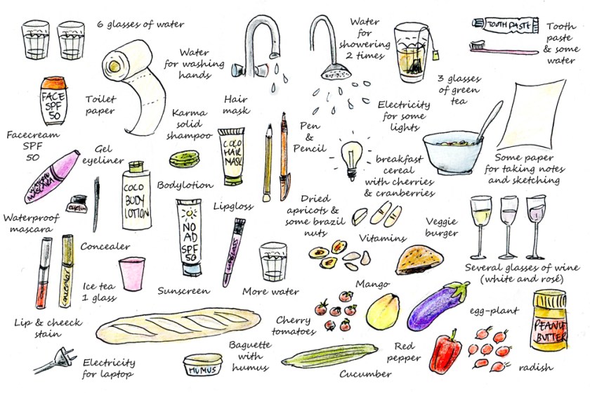 What i consumed today text