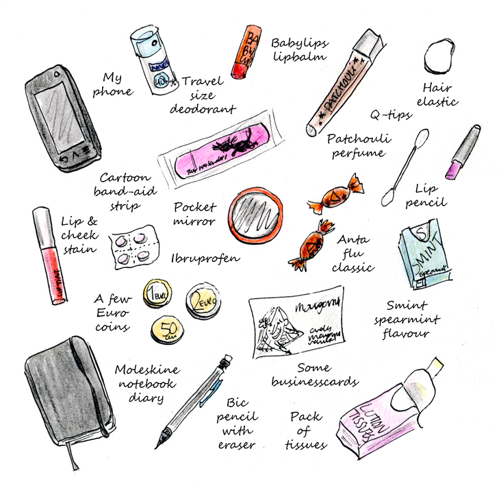 The things I carry around by Mangomini