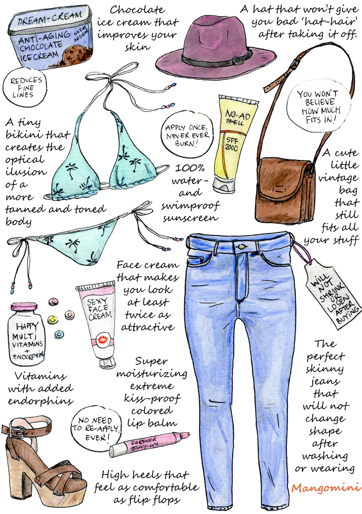 My dream summer wishlist- Cindy Mangomini