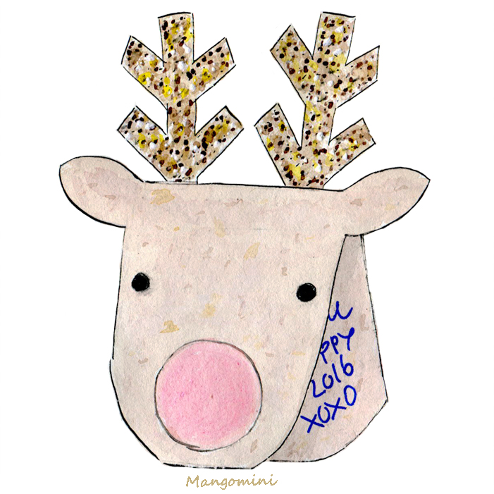 Reindeer card - Cindy Mangomini web