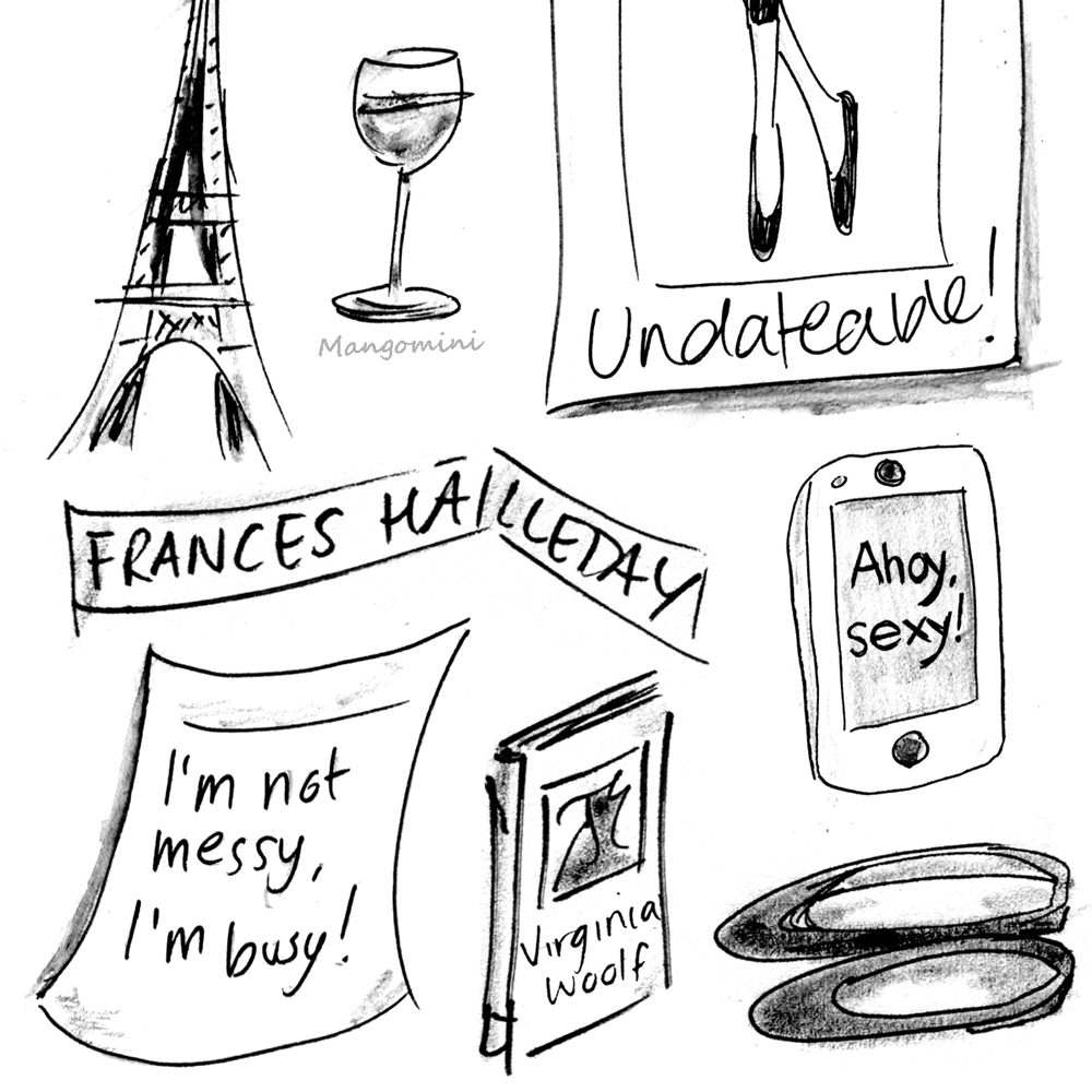 Frances Ha sketches by Cindy Mangomini
