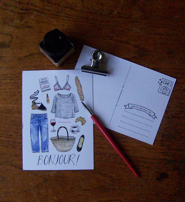 postcard-bonjour-cindy-mangomini