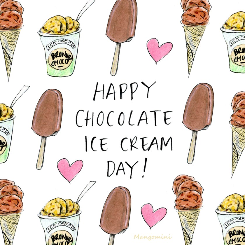 Chocolate ice cream day Mangomini