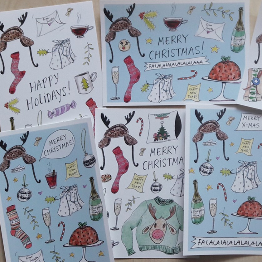 Mangomini xmas cards mix