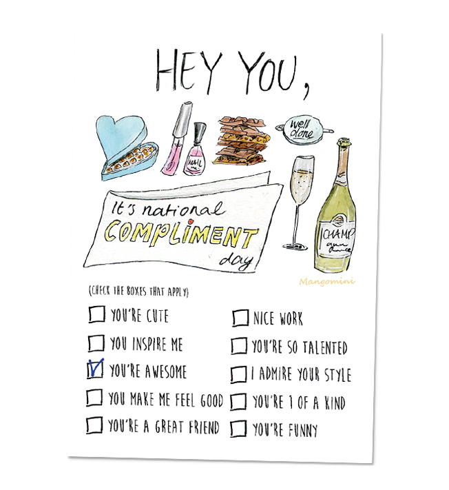 compliment day cindy mangomini