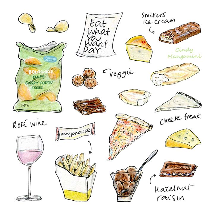 2021 National Eat What You Want Day Mangomini