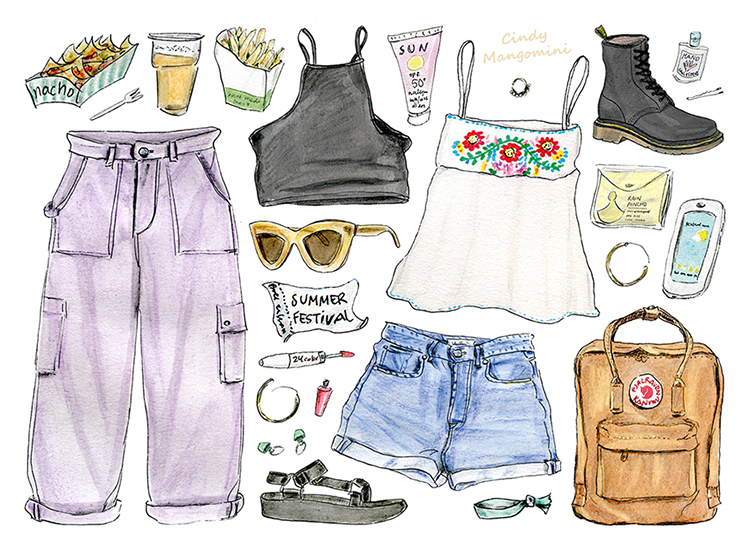 2021 What I would wear to a festival now Mangomini